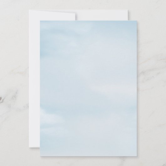 Modern Beach and Dunes Wedding Brunch Kaart (Achterkant)