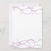 Modern Beach Blush Roze Vrijgezellenfeest Kaart (Achterkant)