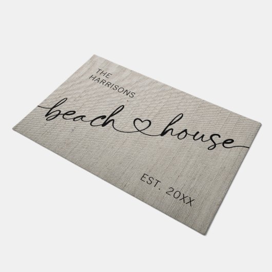 Modern Beach House Doormat Deurmat (Schuin)