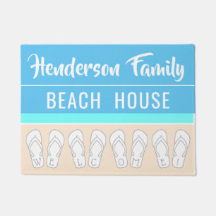 Modern Beach House Family Vacation Home Sjabloon Deurmat