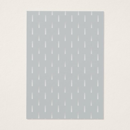 Modern Beach Theme Seashells Grey Earring Display Visitekaartje (Achterkant)