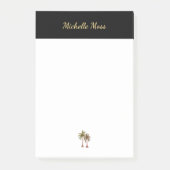 Modern Beach Tropical Palm Trees Script Post-it® Notes (Voorkant)