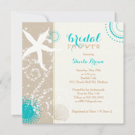 Modern Beach Vrijgezellenfeest Kaart