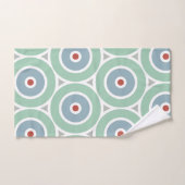 Modern Beachy Circle Design Bad Handdoek (Handdoek)