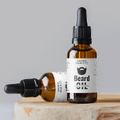 Modern Beard Oil Label 1 OZ 30ml druppelflesje