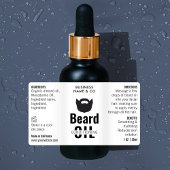 Modern Beard Oil Label 1 OZ 30ml druppelflesje