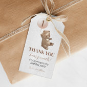Modern Beary 1st Birthday Dank u Label Cadeaulabel