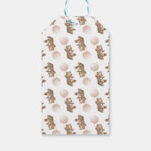 Modern Beary 1st Birthday Dank u Label Cadeaulabel (Achterkant)