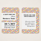 Modern Beauty Accessoires Beautician & Hairdresser Visitekaartje (Voorkant /achterkant)