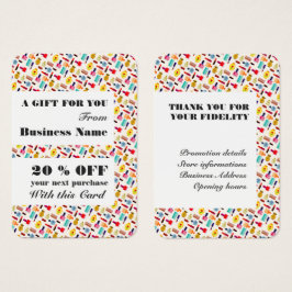 Modern Beauty Accessoires Beautician & Hairdresser Visitekaartje