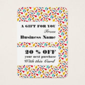 Modern Beauty Accessoires Beautician & Hairdresser Visitekaartje (Voorkant)