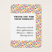 Modern Beauty Accessoires Beautician & Hairdresser Visitekaartje (Achterkant)