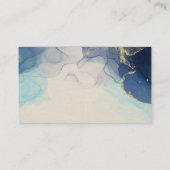 Modern Beauty Hair Stylist Salon Make-up Stof Visitekaartje (Achterkant)