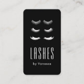 Modern Beauty Lashes Salon QR Code Visitekaartje (Voorkant)