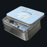 Modern Beauty Pastel Blue Elephant & Stars Kind Puzzel<br><div class="desc">Modern Beauty Pastel Blue Elephant & Stars Kind</div>