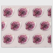 Modern Beauty Pastel Paars Figtern Cadeaupapier (Vlak)