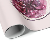 Modern Beauty Pastel Paars Figtern Cadeaupapier (Rol Hoek)