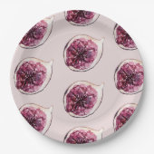 Modern Beauty Pastel Paars Figtern Papieren Bordje (Voorkant)