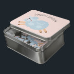 Modern Beauty Pastel Pink Sheep and Kind Name Puzzel<br><div class="desc">Modern Beauty Pastel Pink Sheep and Kind Name</div>