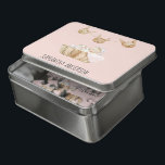 Modern Beauty Pastel Roze Kind Naam Puzzel<br><div class="desc">Modern Beauty Pastel Roze Kind Naam</div>