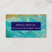 Modern Beauty Salon Moisturizer Day/Night Cream Visitekaartje (Voorkant)