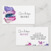Modern Beauty Swatch Makeup Artist Visitekaartje (Voorkant / Achterkant)