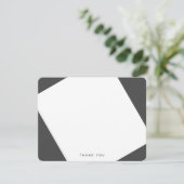 Modern bedankt (Staand voorkant)