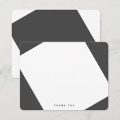 Modern bedankt (Voorkant / Achterkant)