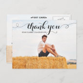 MODERN BEDANKT AFSTUDEREN POST KAART (Voorkant / Achterkant)