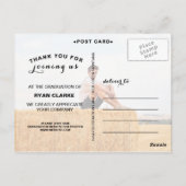 MODERN BEDANKT AFSTUDEREN POST KAART (Achterkant)