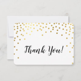 MODERN BEDANKT Glamoureuze Chic Gouden confetti Sp