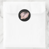 Modern bedankt ronde sticker (Tas)