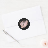 Modern bedankt ronde sticker (Envelop)