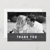 Modern Bedankt voor het Briefkaart Aangepaste brui (Voorkant / Achterkant)