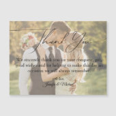 modern bedankt voor het handschrift van de trouwfo (Voorkant)