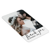 Modern Bedankt voor het huwelijk Magneet (Rechterzijde)