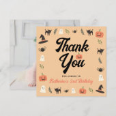 Modern bedankt voor je komst. (Voorkant / Achterkant)