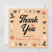 Modern bedankt voor je komst. (Voorkant)