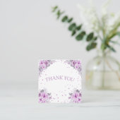 modern bedankt voor je trouwtrouwe rozen bedankt j informatiekaartje (Staand voorkant)