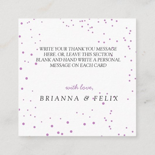 modern bedankt voor je trouwtrouwe rozen bedankt j informatiekaartje (Achterkant)