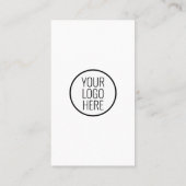 Modern Bedankt voor uw bestelling roze en zwart Visitekaartje (Achterkant)