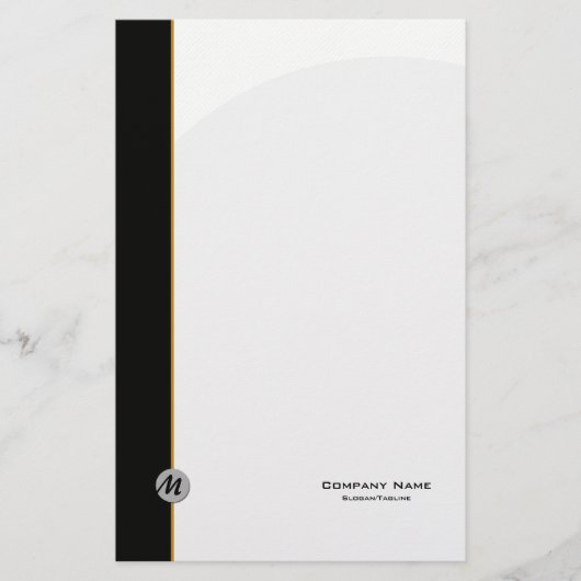 Modern bedrijf 001 briefpapier (Voorkant)