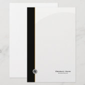 Modern bedrijf 001 briefpapier (Voorkant / Achterkant)