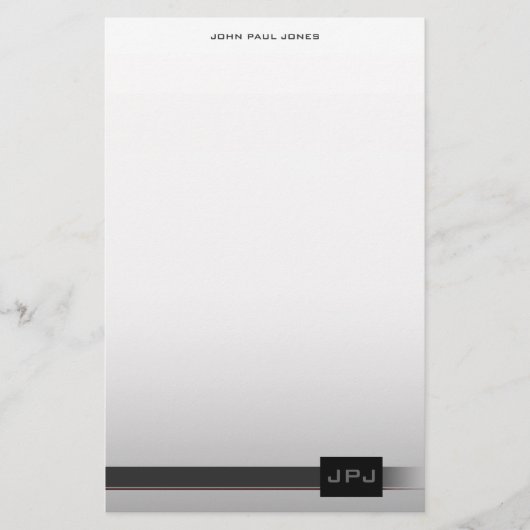 Modern bedrijf 002 briefpapier (Voorkant)