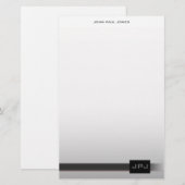 Modern bedrijf 002 briefpapier (Voorkant / Achterkant)