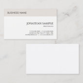 Modern bedrijf: elegant professioneel gestroomlijn visitekaartje (Voorkant / Achterkant)