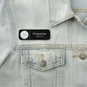 Modern bedrijf Logo Black Medewerker Naamplaatje (In situ)