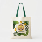 Modern Bedrijf Logo Greenery Promotional Tote Bag (Voorkant)