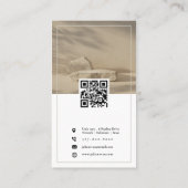 Modern bedrijf Logo Instagram fotocollage Visitekaartje (Achterkant)