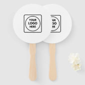 modern bedrijf | Promo voor aangepaste zakelijke L Handwaaier (Voorkant en achterkant)